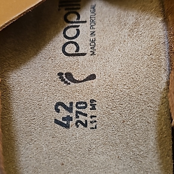 PAPILLIO BY BIRKENSTOCK SAMIRA RING COGNAC,WEDGE Sandal, BLACK,size US 11,EUR 42 - Picture 16 of 16